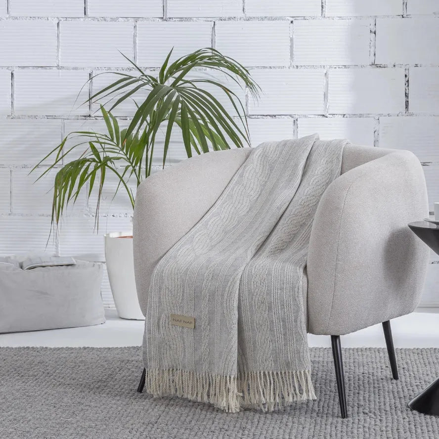 Fontaine Plaid Blanket by Naf Naf
