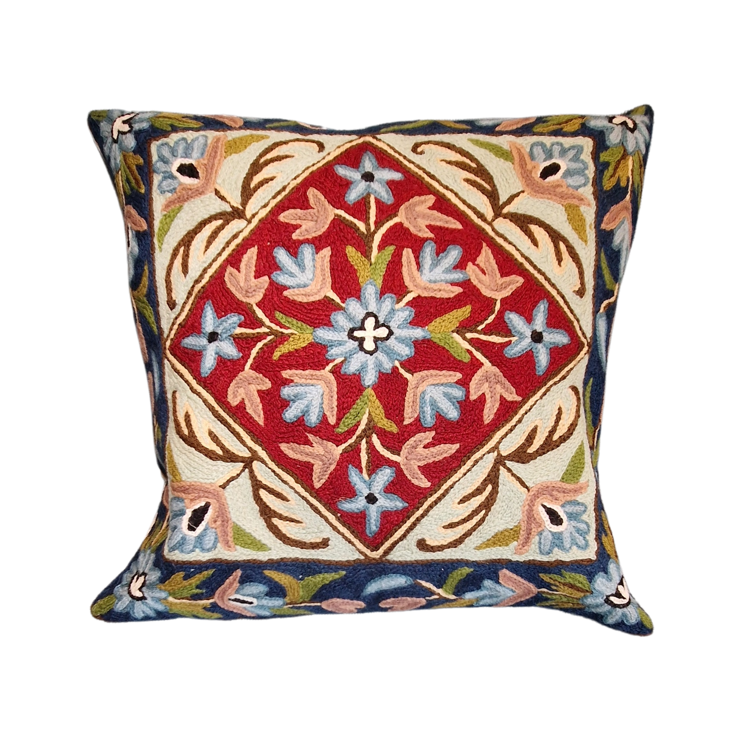 Vina - Housse de coussin en laine en 40x40cm