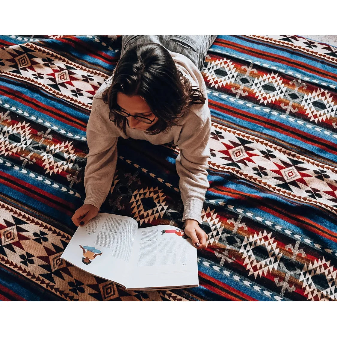 Alpaca Native Blanket - Cotopaxi Multicolor - 190 X 225 cm