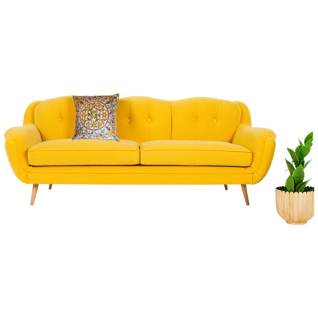 Meera - Housse de coussin en rayonne en 40x40cm