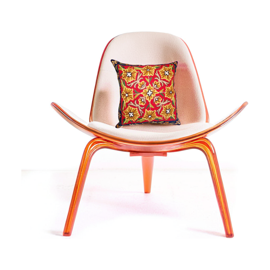 Nivae - Housse de coussin en laine en 40x40cm