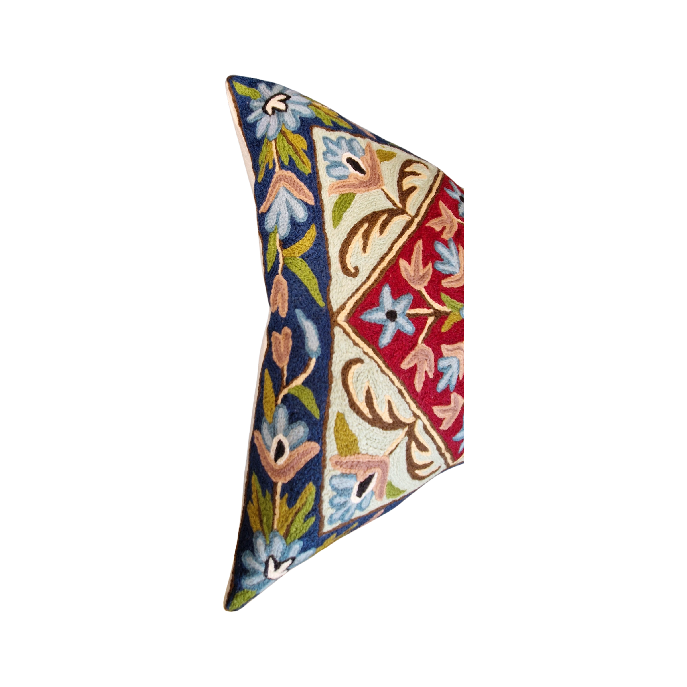 Vina - Housse de coussin en laine en 40x40cm